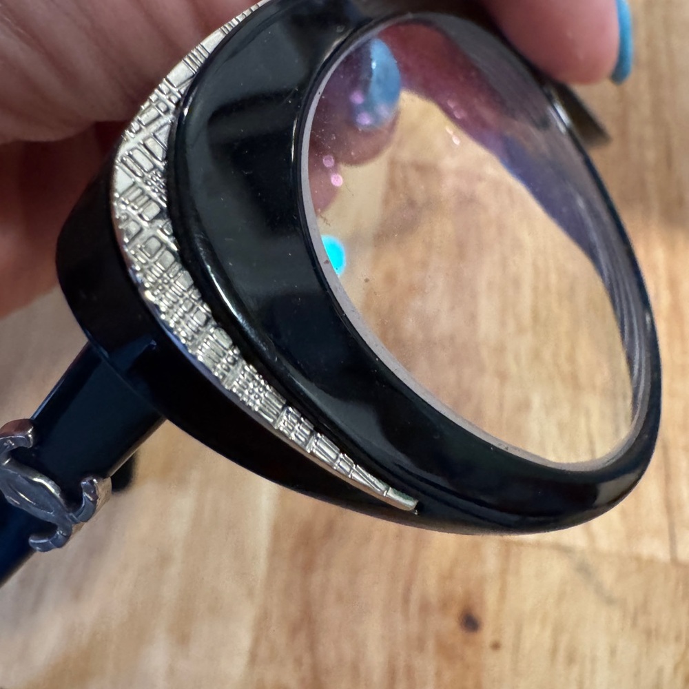 Chanel Black Cat-Eye Oversized prescription Glasses for frames AS IS - Picture 5 of 8